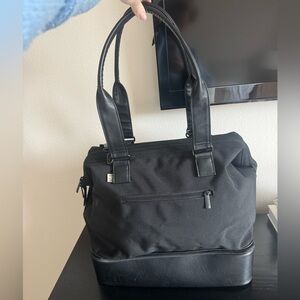 BEIS Black Mini Weekender Bag